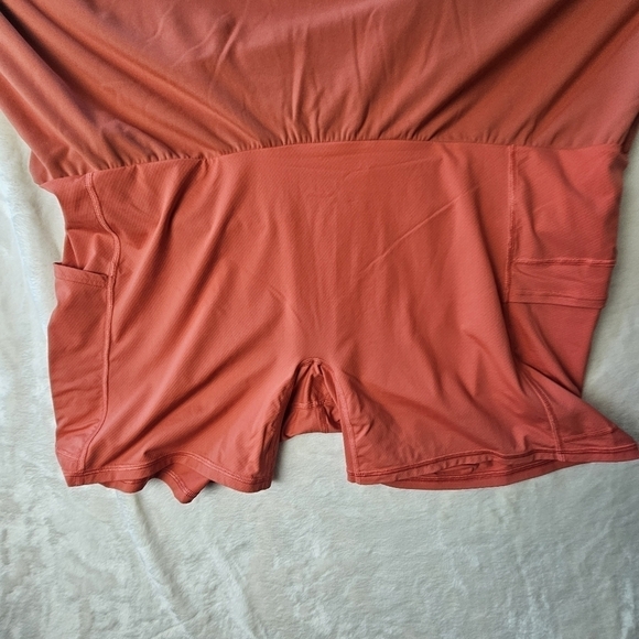 Patagonia skort skirt womens XXL orange 15 inches long lining shorts - Picture 6 of 8